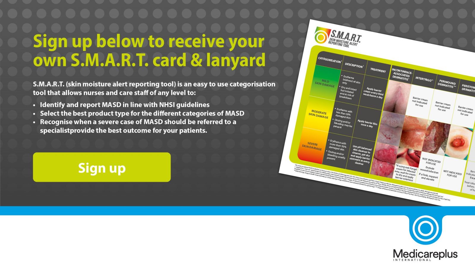 Sign up to receive your own SMART card & Lanyard